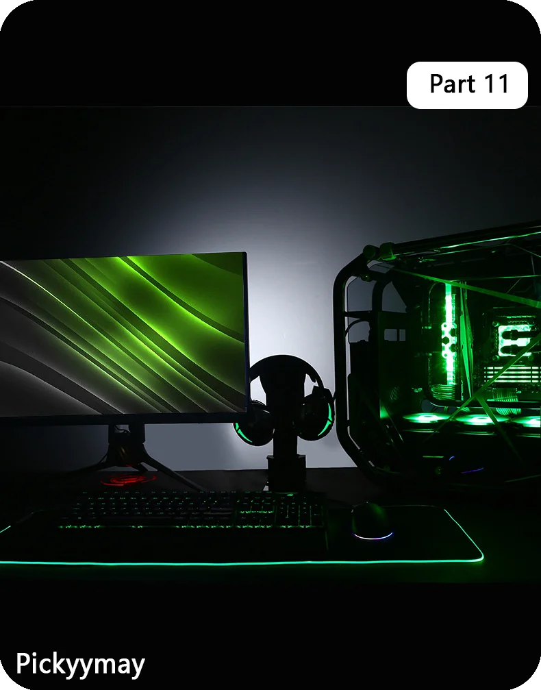 Mousepads Design RGB Mousepad Large Gaming Desk Mat Luminous Mouse Pad Big LED Mouse Mat Desk Pad Backlit Keyboard Mats